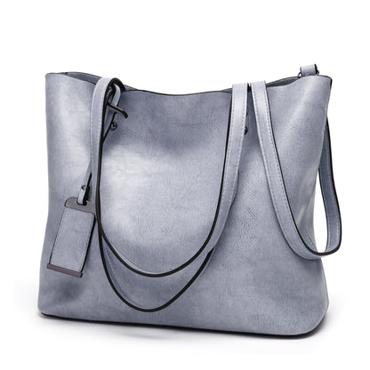 Vintage Tote Bag New Women&amp;#039;s Bags Europe And The United States Cross-Border Leather Bags Fashion Handbags Shoulder Messenger Bags Handbags