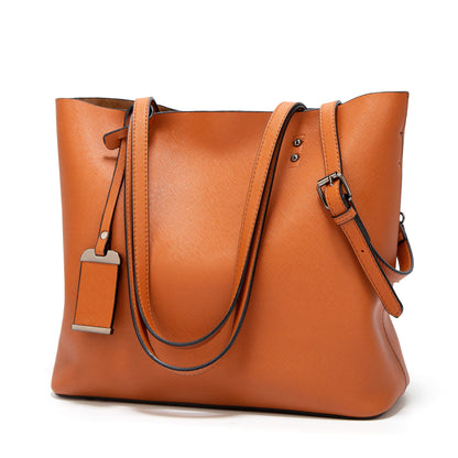 Vintage Tote Bag New Women&amp;#039;s Bags Europe And The United States Cross-Border Leather Bags Fashion Handbags Shoulder Messenger Bags Handbags