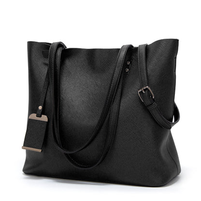 Vintage Tote Bag New Women&amp;#039;s Bags Europe And The United States Cross-Border Leather Bags Fashion Handbags Shoulder Messenger Bags Handbags