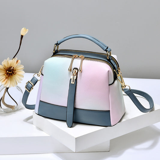 Texture Multicolor Small Bag Women 2022 New Fashion Texture Niche Shoulder Messenger Bag