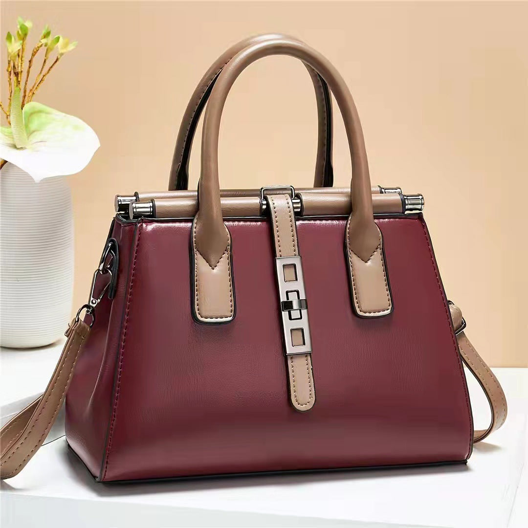 Cross-border Bag Women&amp;#039;s Fashion Shoulder Messenger Bag 2022 New Large-capacity Women&amp;#039;s Bag Simple Ladies Handbag