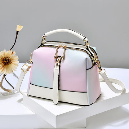 Texture Multicolor Small Bag Women 2022 New Fashion Texture Niche Shoulder Messenger Bag