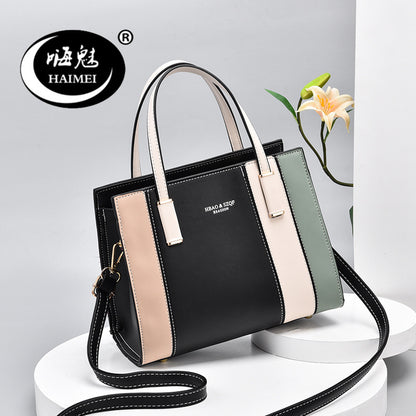2022 New Women&#039;s Bags Fashion Handbags Western Style Wild Net Red Bag Tide Single Shoulder Messenger Bag Texture PU Leather Tide Bag