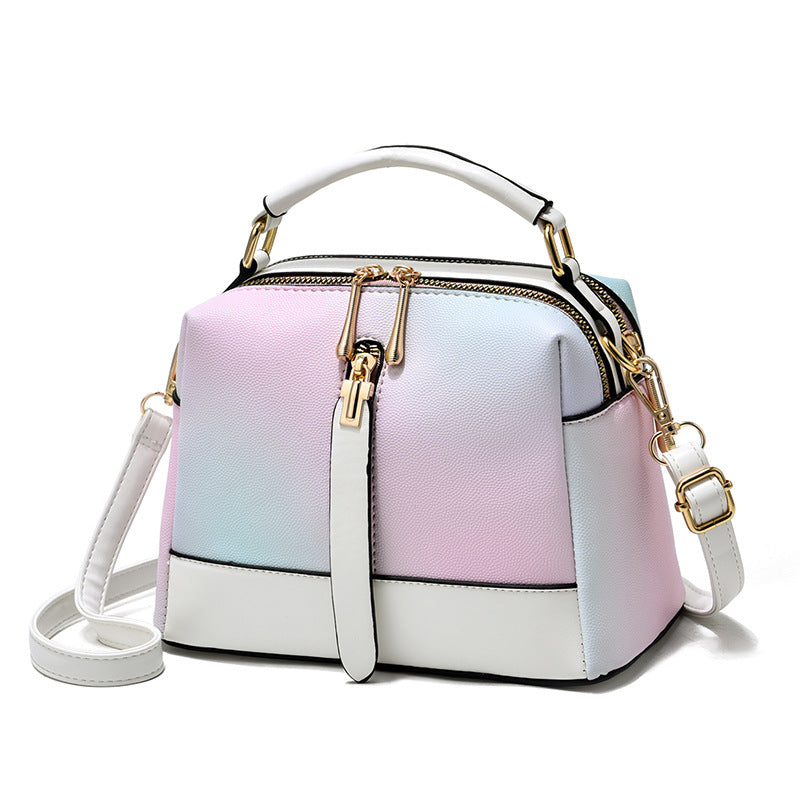 Texture Multicolor Small Bag Women 2022 New Fashion Texture Niche Shoulder Messenger Bag