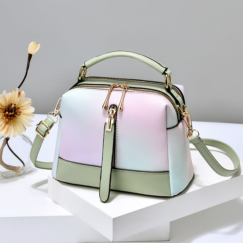 Texture Multicolor Small Bag Women 2022 New Fashion Texture Niche Shoulder Messenger Bag