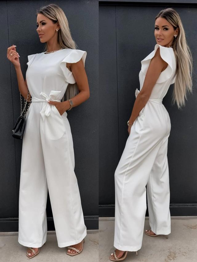 2022 Amazon Wish Independent Station Cross-border New High-waist Commuter Waist Strap Jumpsuit Trousers Women